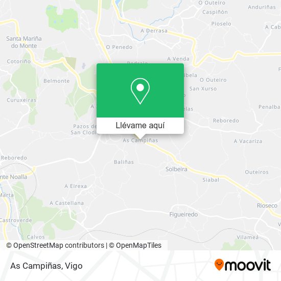 Mapa As Campiñas