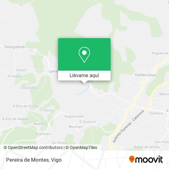 Mapa Pereira de Montes