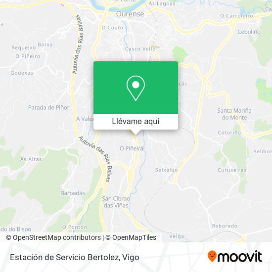 Mapa Estación de Servicio Bertolez