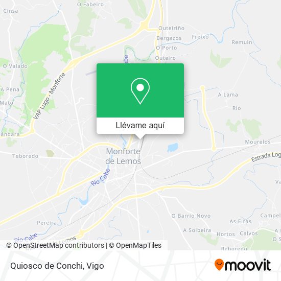 Mapa Quiosco de Conchi