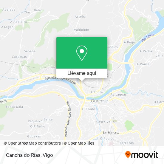 Mapa Cancha do Rías