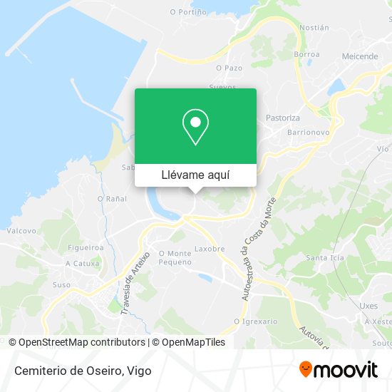 Mapa Cemiterio de Oseiro