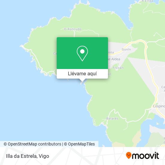 Mapa Illa da Estrela