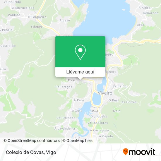 Mapa Colexio de Covas