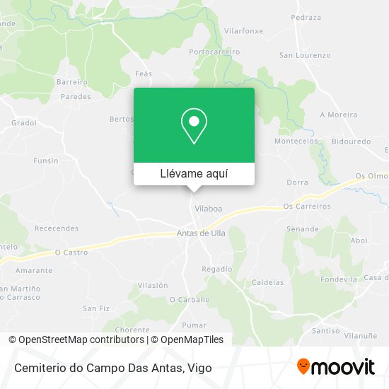 Mapa Cemiterio do Campo Das Antas