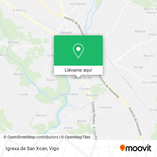 Mapa Igrexa de San Xoán