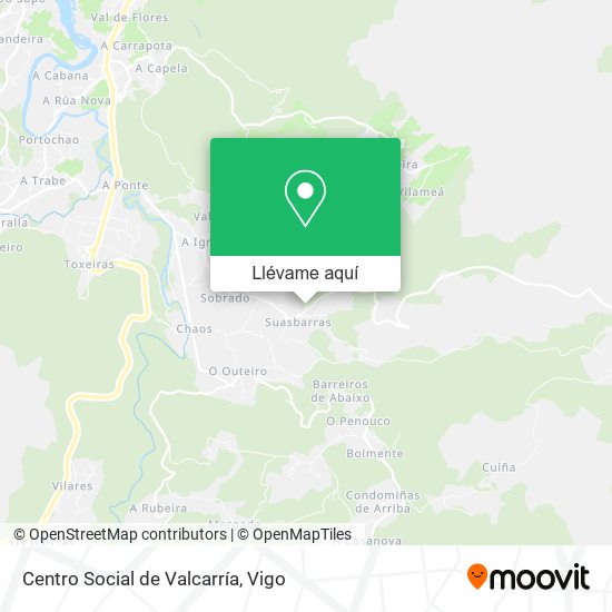Mapa Centro Social de Valcarría