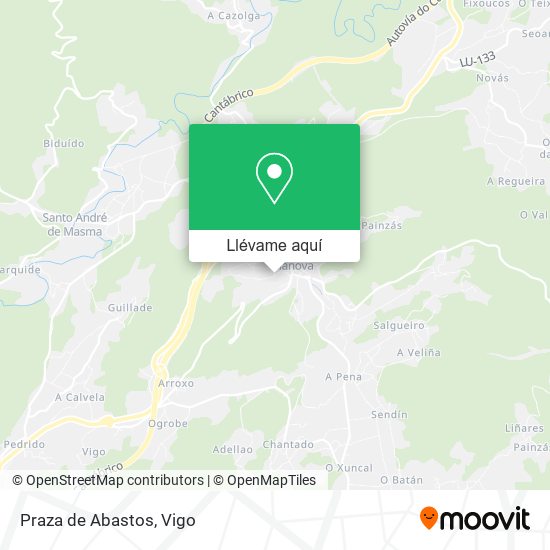 Mapa Praza de Abastos