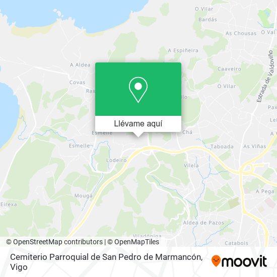 Mapa Cemiterio Parroquial de San Pedro de Marmancón
