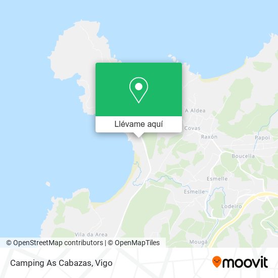 Mapa Camping As Cabazas
