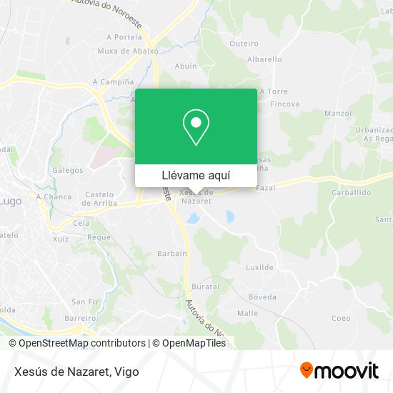 Mapa Xesús de Nazaret