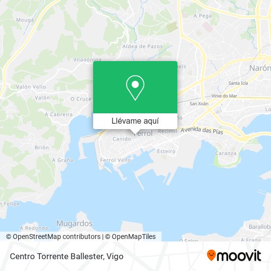 Mapa Centro Torrente Ballester