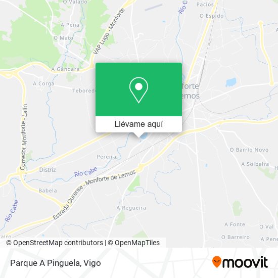 Mapa Parque A Pinguela