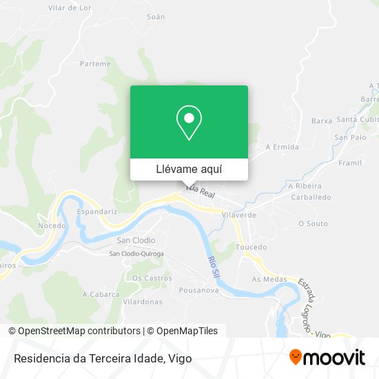 Mapa Residencia da Terceira Idade