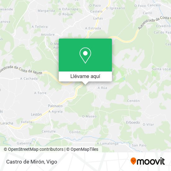 Mapa Castro de Mirón