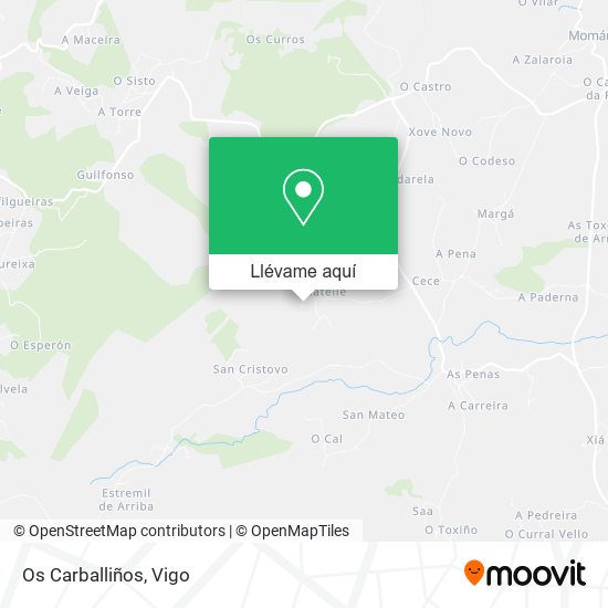 Mapa Os Carballiños