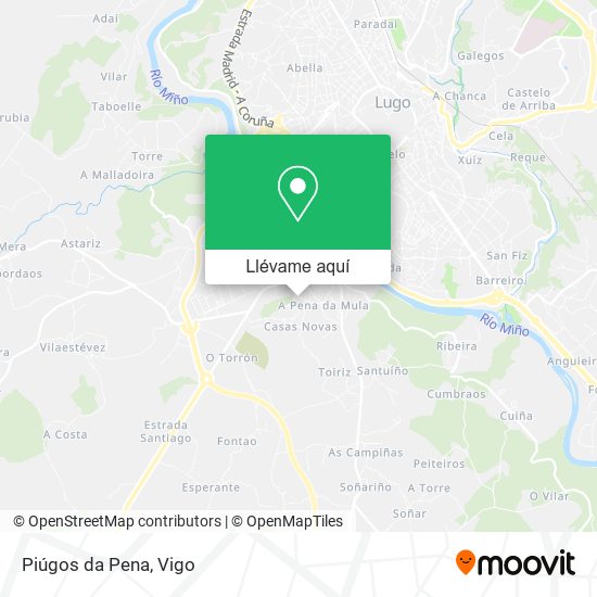 Mapa Piúgos da Pena