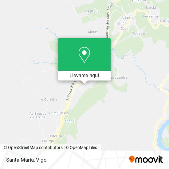 Mapa Santa María