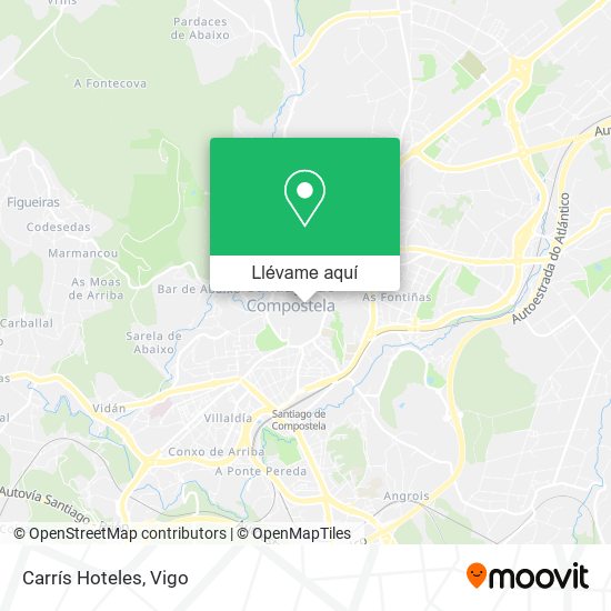 Mapa Carrís Hoteles