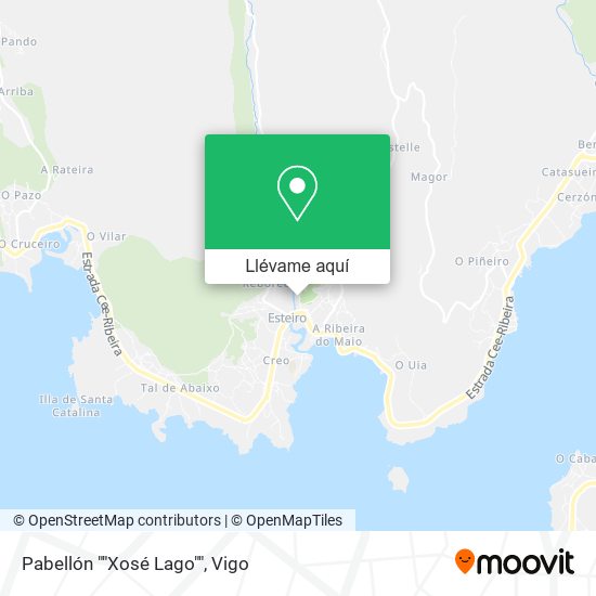 Mapa Pabellón ""Xosé Lago""