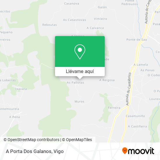 Mapa A Porta Dos Galanos