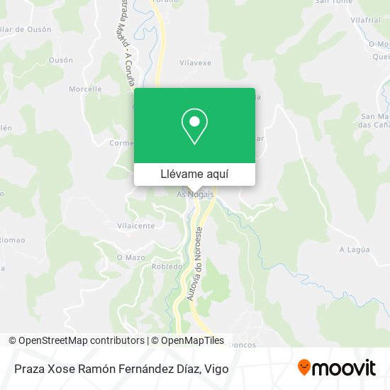 Mapa Praza Xose Ramón Fernández Díaz