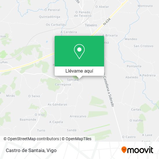 Mapa Castro de Santaia