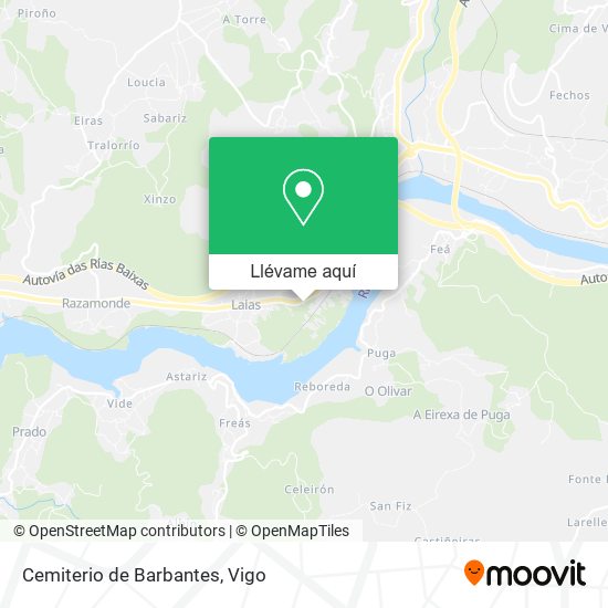 Mapa Cemiterio de Barbantes