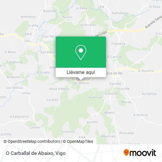 Mapa O Carballal de Abaixo