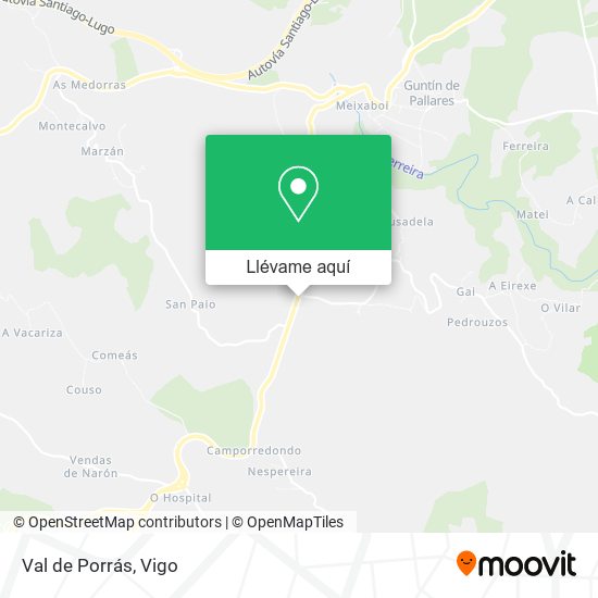 Mapa Val de Porrás