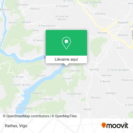 Mapa Raiñas