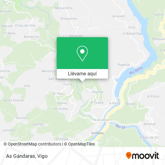 Mapa As Gándaras