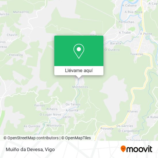 Mapa Muiño da Devesa