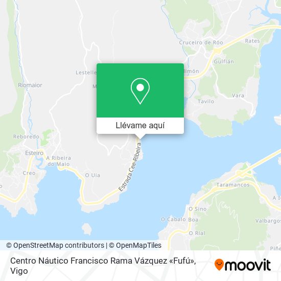 Mapa Centro Náutico Francisco Rama Vázquez «Fufú»