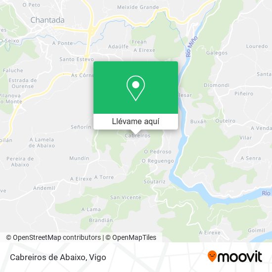 Mapa Cabreiros de Abaixo