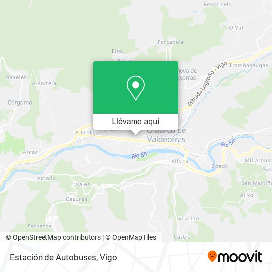 Mapa Estación de Autobuses