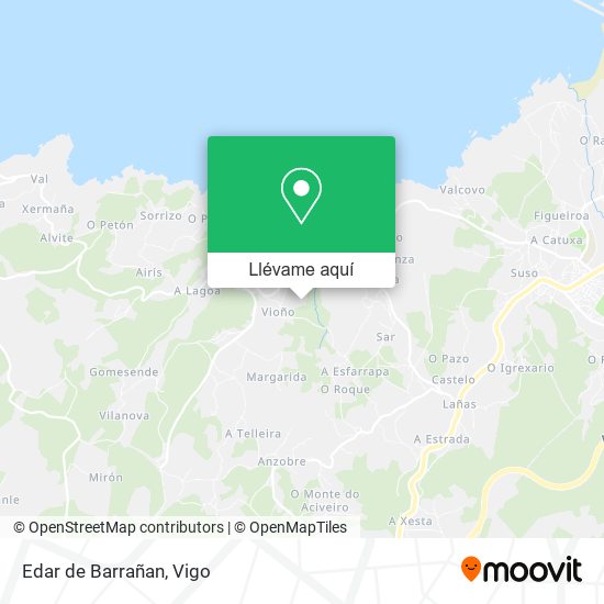 Mapa Edar de Barrañan