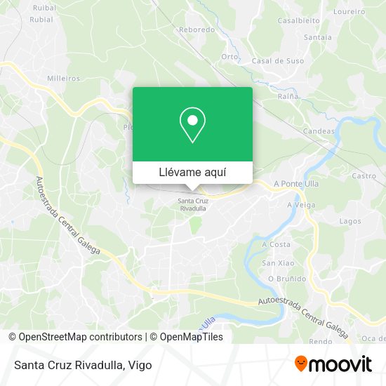 Mapa Santa Cruz Rivadulla