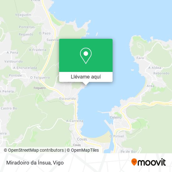 Mapa Miradoiro da Ínsua