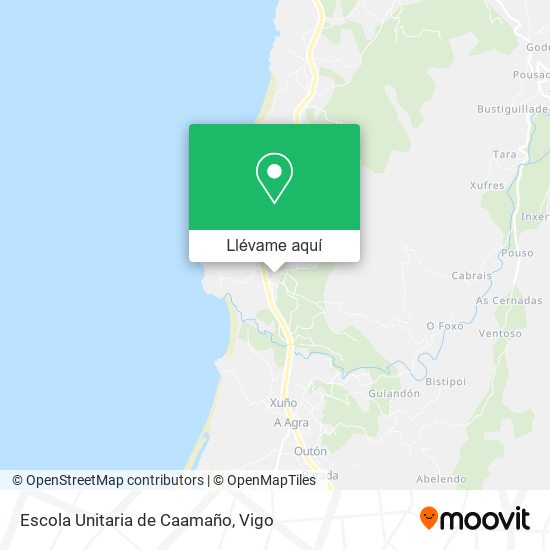 Mapa Escola Unitaria de Caamaño