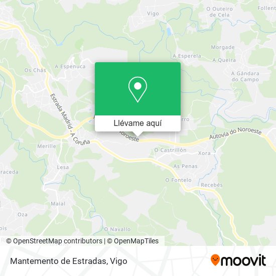Mapa Mantemento de Estradas