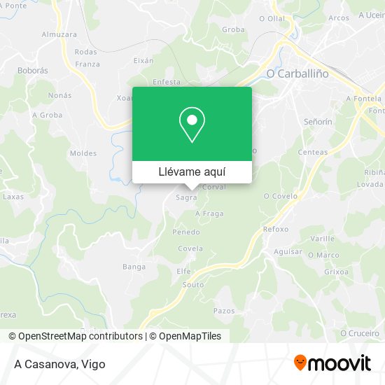 Mapa A Casanova