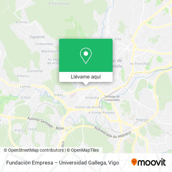 Mapa Fundación Empresa – Universidad Gallega
