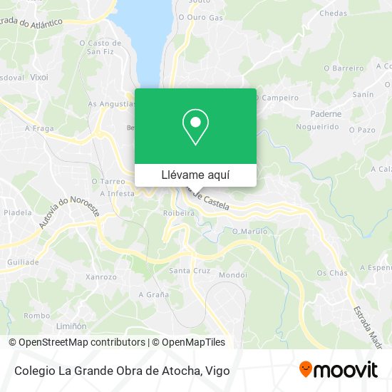 Mapa Colegio La Grande Obra de Atocha