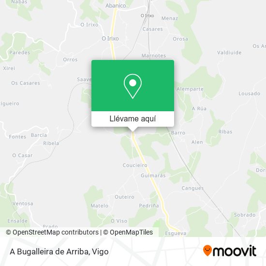 Mapa A Bugalleira de Arriba