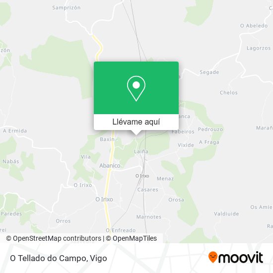 Mapa O Tellado do Campo