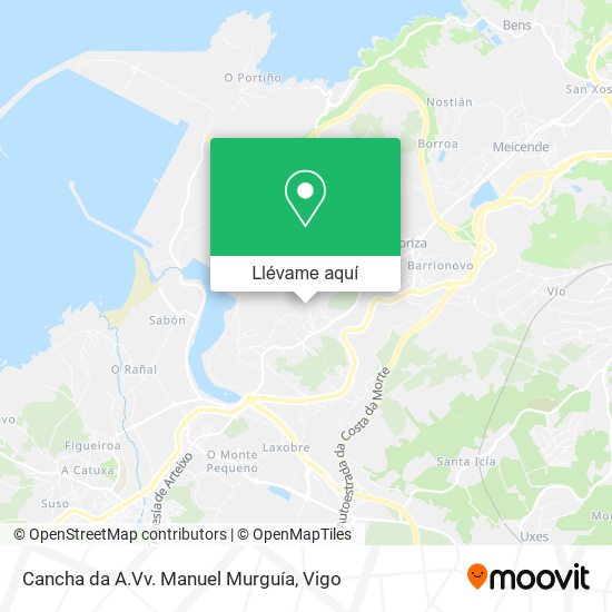 Mapa Cancha da A.Vv. Manuel Murguía