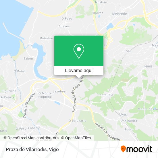 Mapa Praza de Vilarrodís