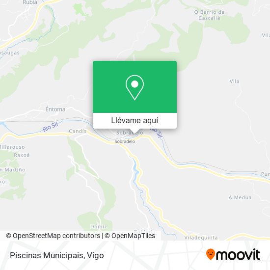 Mapa Piscinas Municipais