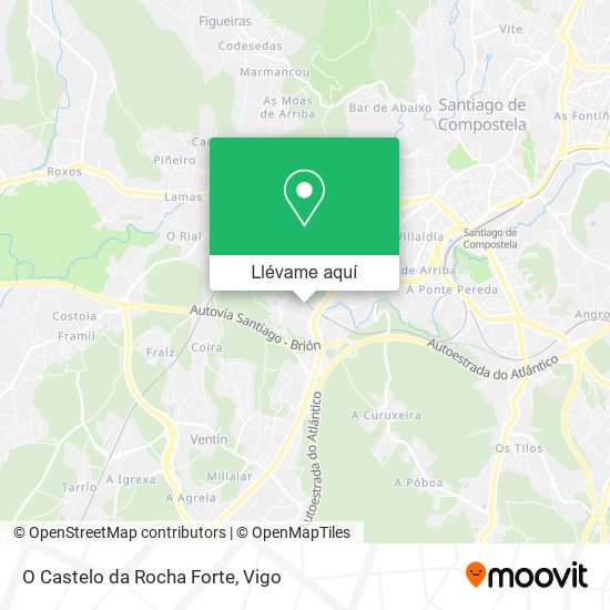 Mapa O Castelo da Rocha Forte